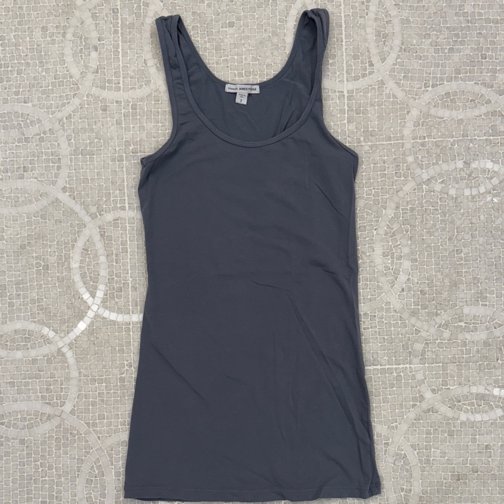 James Perse Charcoal Tank Top